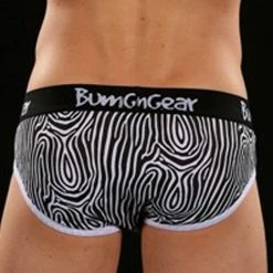 Underwear Bumgear BG111 Zebra Brief Black
