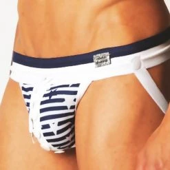 Underwear Modus Vivendi 12112 Button Jockstrap Marin
