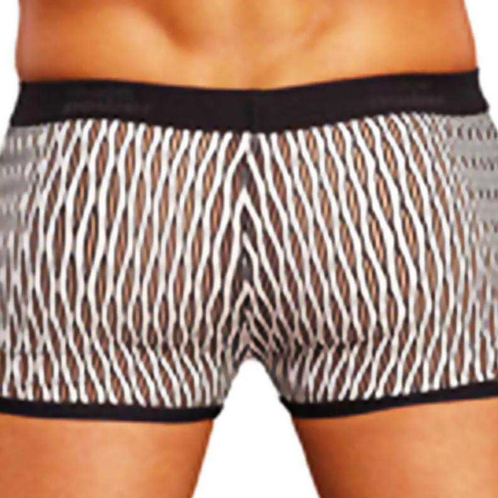 Male Power 144-170 Herringbone Crochet Mini Pouch Short Nude 4 Male Power 144-170 Herringbone Crochet Mini Pouch Short Nude