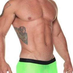 Male Power 145-07B Neon Mesh Pouch Short