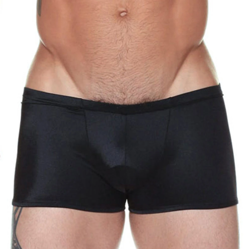 Male Power 153-076 Lo Rise Satin Short 7 Male Power 153-076 Lo Rise Satin Short