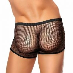 Male Power 153-11C Stretch Fishnet Pouch Short