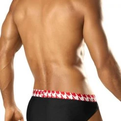 Swimwear Vuthy 270 Black With Red Trim Bikini