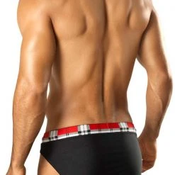 Vuthy 277 Plaid Waistband Bikini