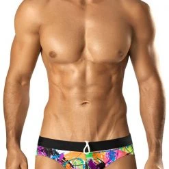 Vuthy 278 Splash Print With Waist Bikini Swimwear