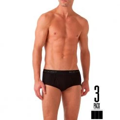 2xist 2X31020039030 Cotton 3Pk Fly-Front Brief