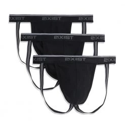 2xist 2X3102132203 Stretch 3Pk Jock Strap