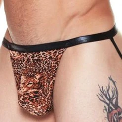 Male Power 392-030 Sport Jockstrap Leopard
