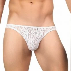 Male Power 442-162 Bone Thong Stretch Lace Best Sellers