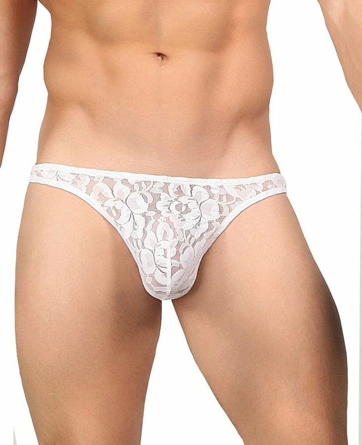 Male Power 442-162 Bone Thong Stretch Lace Best Sellers 3 Male Power 442-162 Bone Thong Stretch Lace Best Sellers