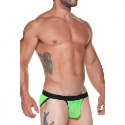Male Power 474-07B Neon Mesh Mustang Bikini