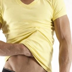 Shirts Skiviez 6376426 Cotton Stretch Basics V-Neck