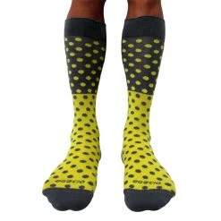 Agacio AG090004 Executive Dots Sock Yellow/Grey