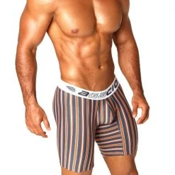 Agacio AG5925 Long Boxer Horizontal Stripes