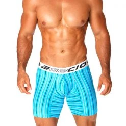 Agacio AG5933 Long Boxer Horizontal Stripes