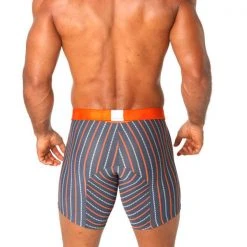 Agacio AG5948 Long Boxer Horizontal Stripes