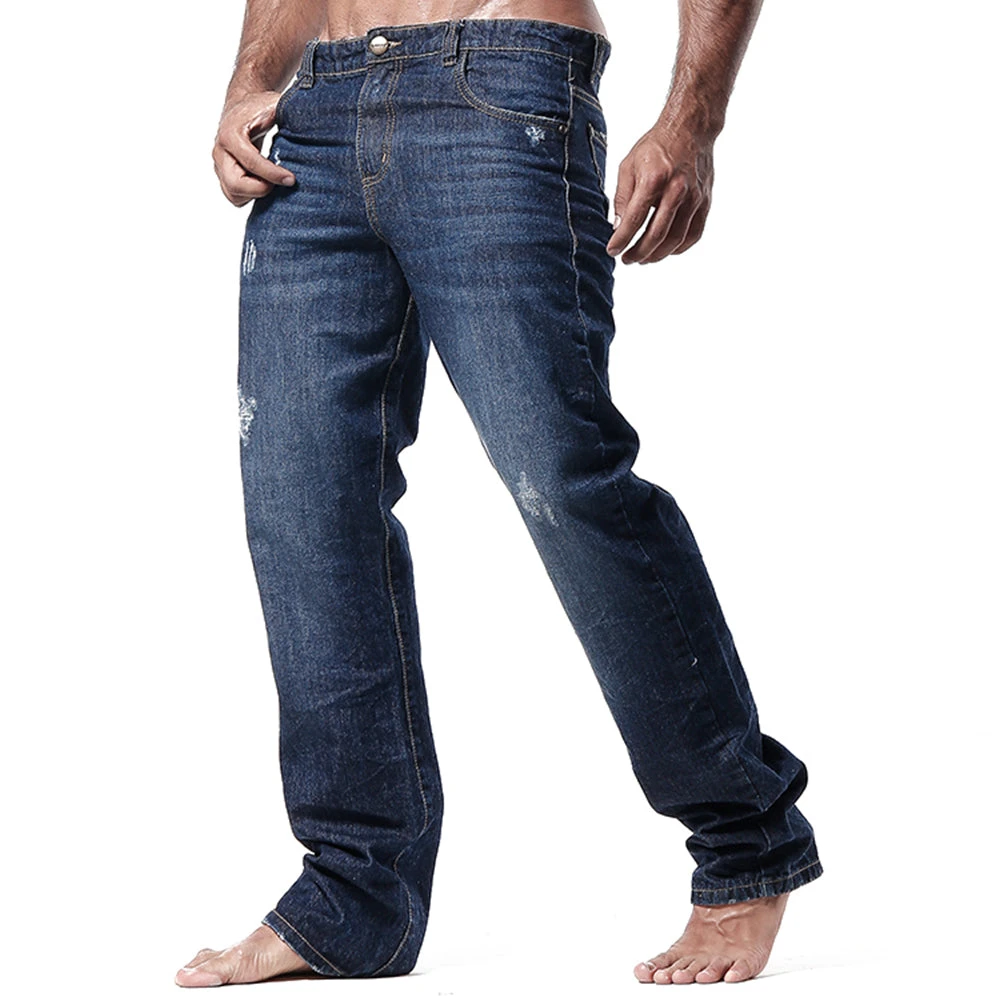 Agacio AG9702 Straight Leg Jeans Raw 4 Agacio AG9702 Straight Leg Jeans Raw