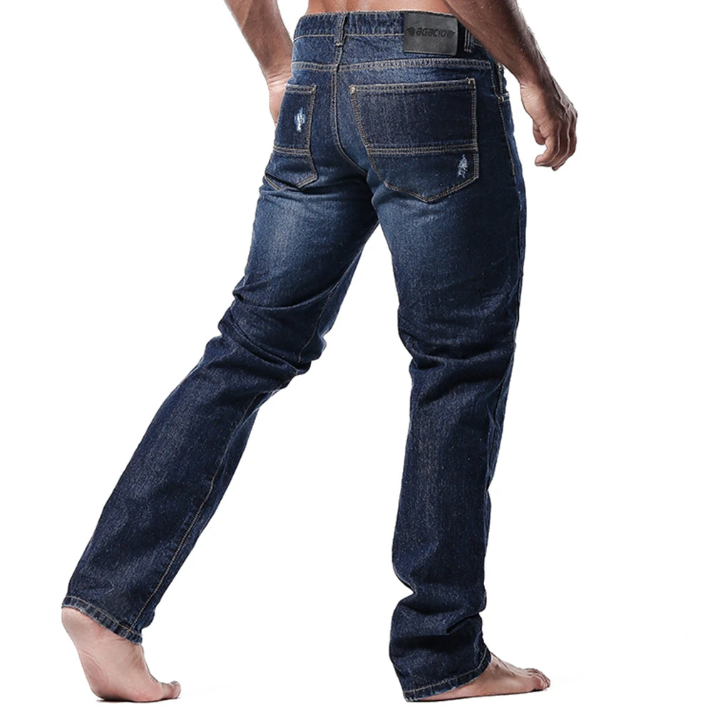 Agacio AG9702 Straight Leg Jeans Raw 6 Agacio AG9702 Straight Leg Jeans Raw