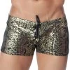 CandyMan CA99218 Metallic Swim Trunks Swimwear