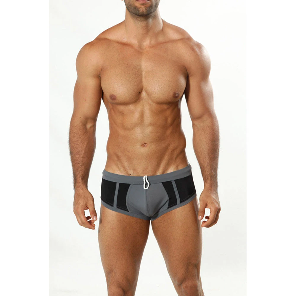 Cover Male CM0711 Charcoal Swim Boxer 7 Cover Male CM0711 Charcoal Swim Boxer