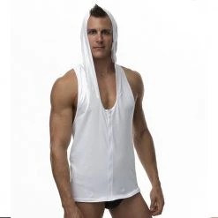 Cover Male CM339 Tank Hoodie