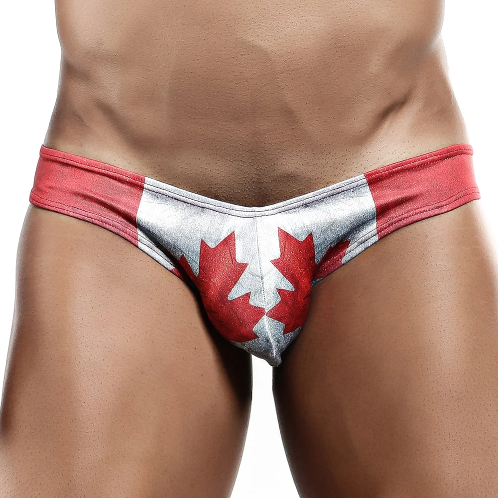 Cover Male CMJ019 CANADA Flag Bikini Brief 3 Cover Male CMJ019 CANADA Flag Bikini Brief
