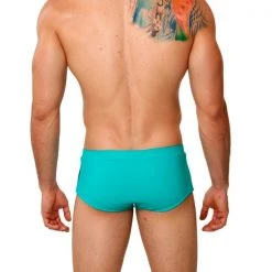 Mensuas MN0688 Turquoise Party Swim Brief 8 Mensuas MN0688 Turquoise Party Swim Brief