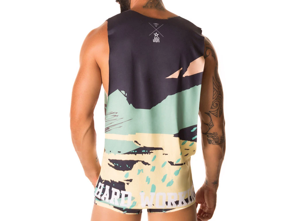 JOR 0199 Zebra Tank Top Shirts 5 JOR 0199 Zebra Tank Top Shirts