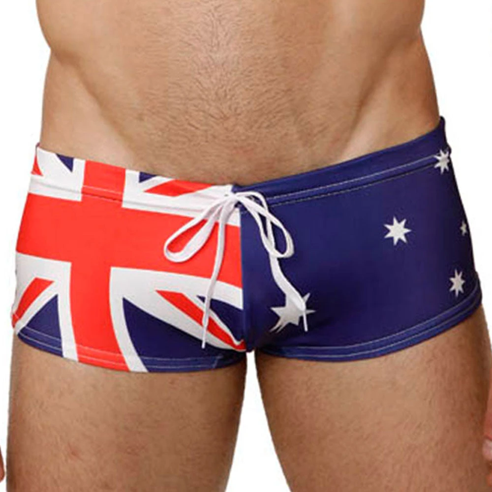Mensuas MN8006 Australia Flag Swim Trunk 3 Mensuas MN8006 Australia Flag Swim Trunk