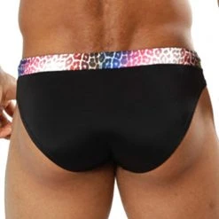 Cover Male CM0705 Rainbow Cheetah Swim Bikini
