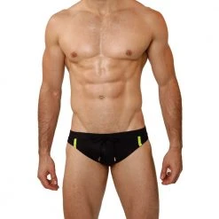 Mensuas MN0678 Black Lime Swim Bikini 12 Mensuas MN0678 Black Lime Swim Bikini