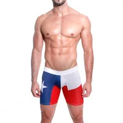 Mensuas MN0843 Texas Flag Long Boxer 14 Mensuas MN0843 Texas Flag Long Boxer
