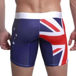 Mensuas MN0861 Australian Flag Long Boxer