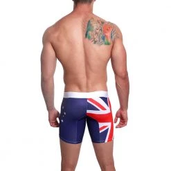 Mensuas MN0861 Australian Flag Long Boxer