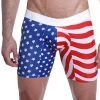 Mensuas MN0864 USA Flag Long Boxer 2 Mensuas MN0864 USA Flag Long Boxer