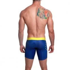 Mensuas MN0866 Europe Flag Long Boxer