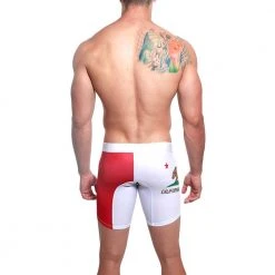 Mensuas MN0869 California Flag Long Boxer