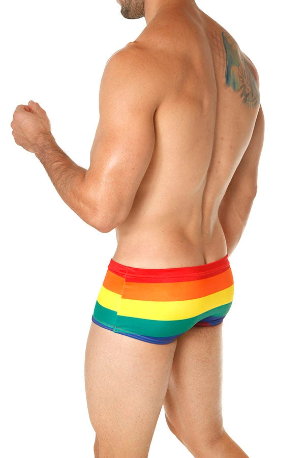 Mensuas MN8015 Pride Flag Swim Boxer 5 Mensuas MN8015 Pride Flag Swim Boxer