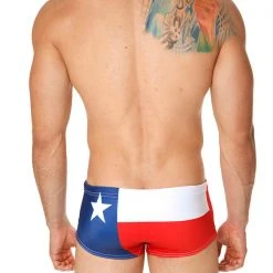 Mensuas MN8019 Texas Flag Swim Boxer 8 Mensuas MN8019 Texas Flag Swim Boxer