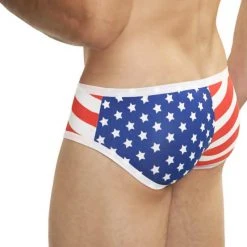 Mensuas MN0827 USA Flag Boxer Briefs