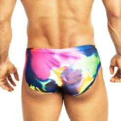 Vuthy 414 Brief Neon Splash Swimwear Multi--ed