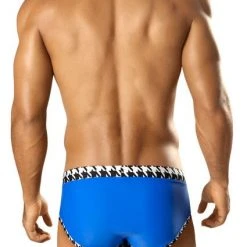 Vuthy 289 Royal Blue With Black Hound Swim Brief