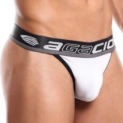 Agacio AGK013 Black Or White Thong 14 Agacio AGK013 Black Or White Thong