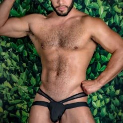 Daddy Underwear What's New Daddy DDK030 Black Widow Thong