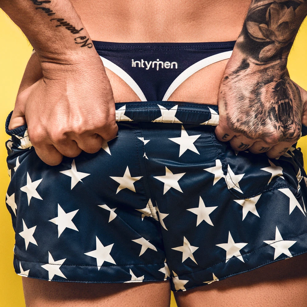 Intymen INO015 Blue Stars Short 4 Intymen INO015 Blue Stars Short