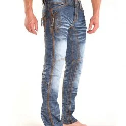 Nuwear KM085 Zip Tight Light Wash Designer Jean With Gold 7 Nuwear KM085 Zip Tight Light Wash Designer Jean With Gold