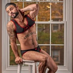 Male Power 100052 Cotton Spandex Mini Tank Bikini Set