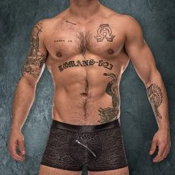 Male Power 122247 Zip It Zip Pouch Short