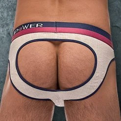 Male Power 302246 French Terry Cutout Moonshine