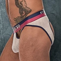 Male Power 302246 French Terry Cutout Moonshine